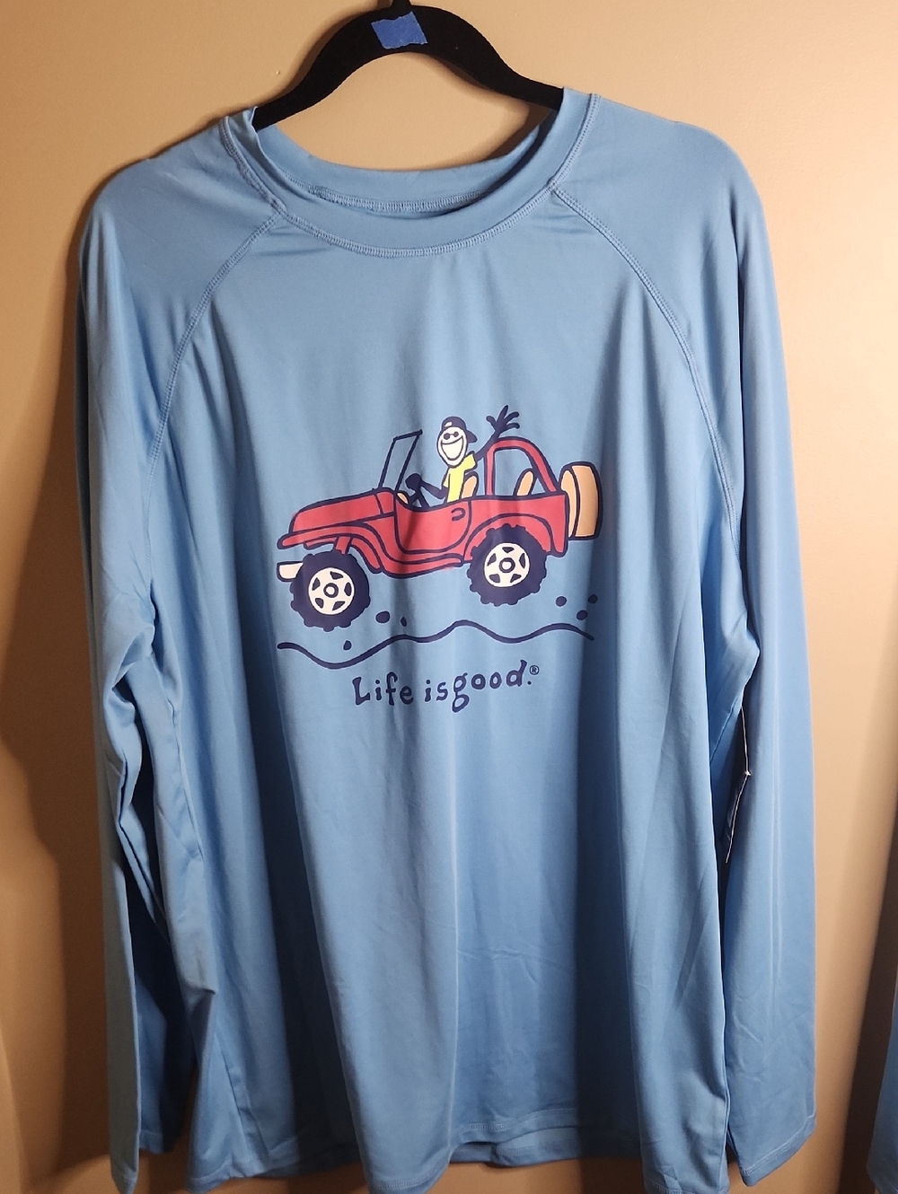 Life Is Good Long Sleeve Men's Shirt With UPF. Size XL. NWT.